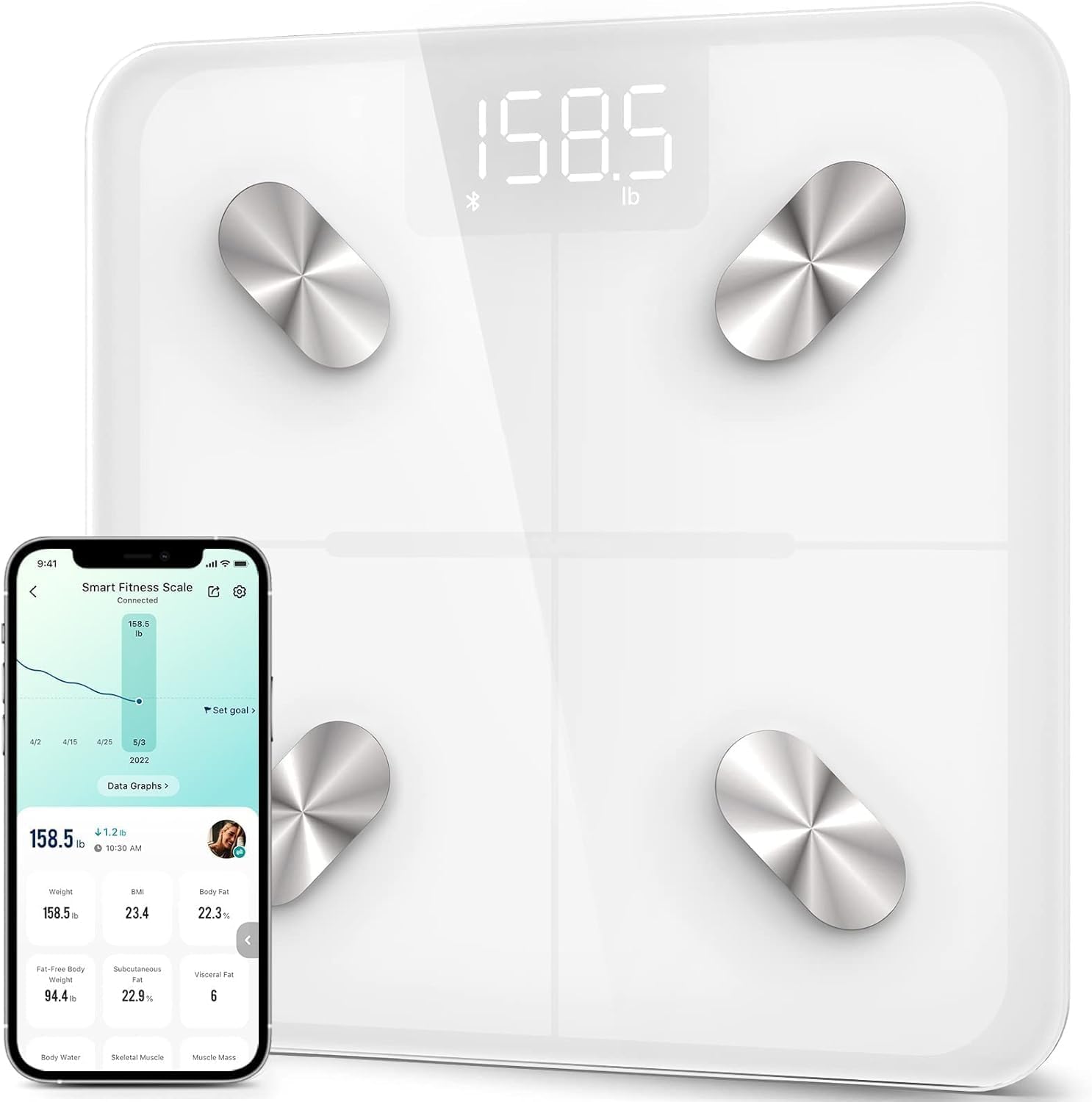 Smart Body Scale & Fat Analyzer