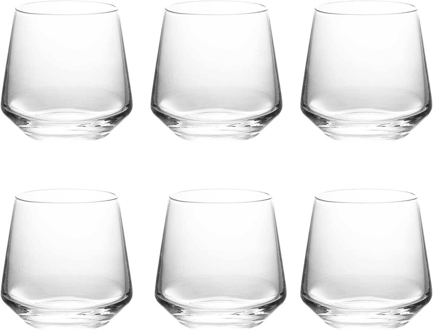 Stemless Wine Glasses Set of 4 for Daily Use
