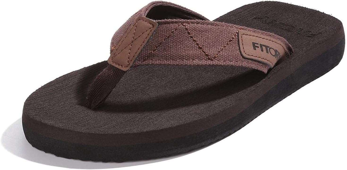 FITORY Men's Flip-Flops, Thongs Sandals