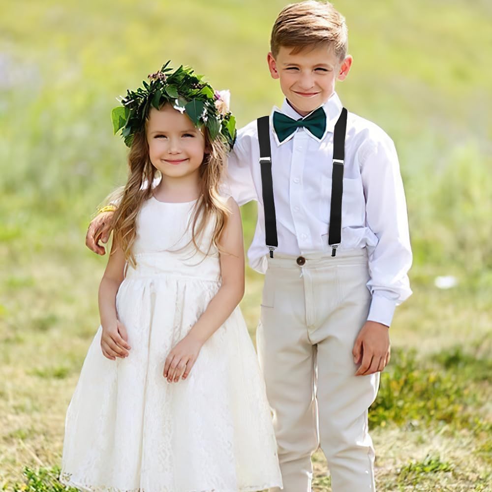 Suspenders for Boys and Girls,Elastic Y-Back Design