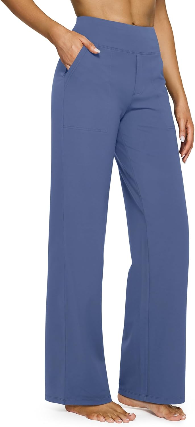 G4Free Women's Wide-Leg Yoga Pants