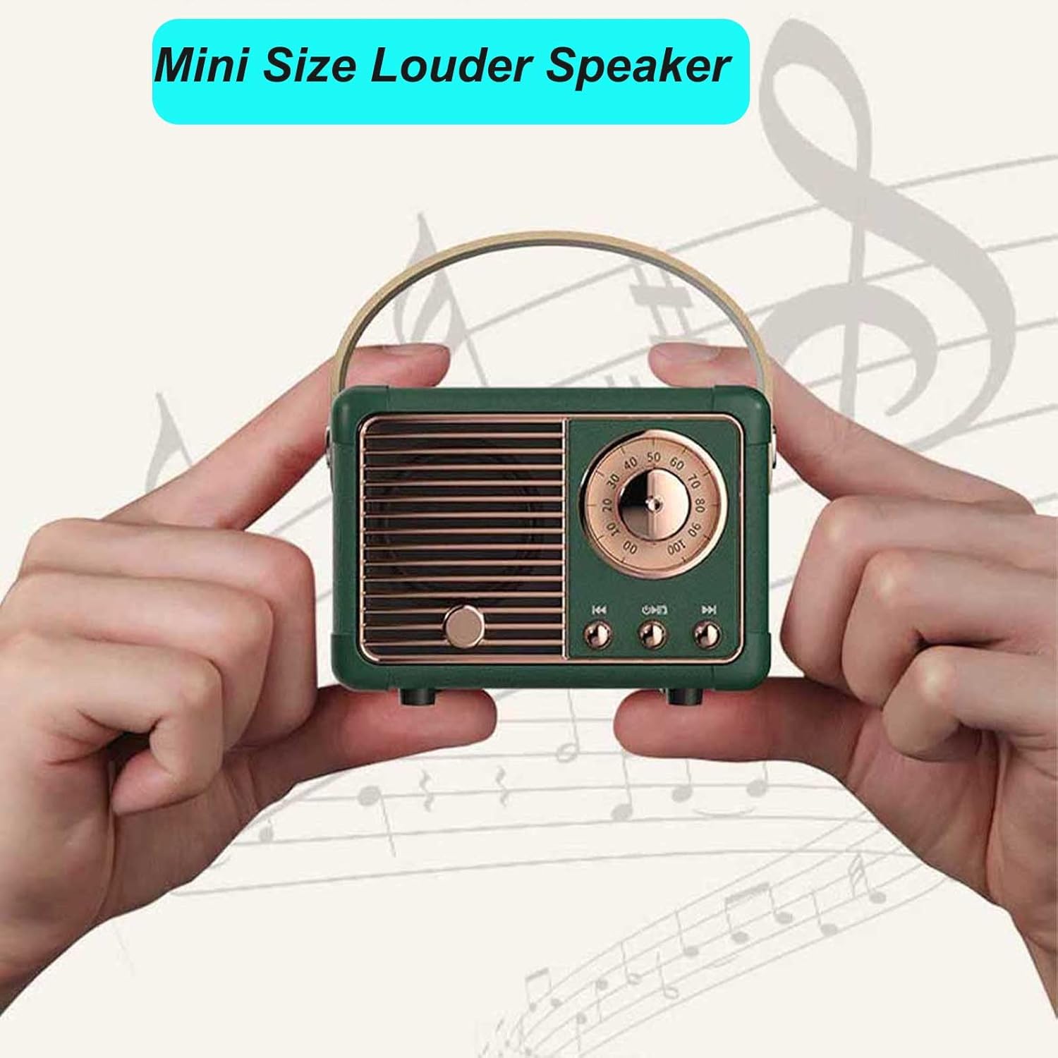 Dosmix Retro Bluetooth Speaker Vintage Decor Mini Speaker