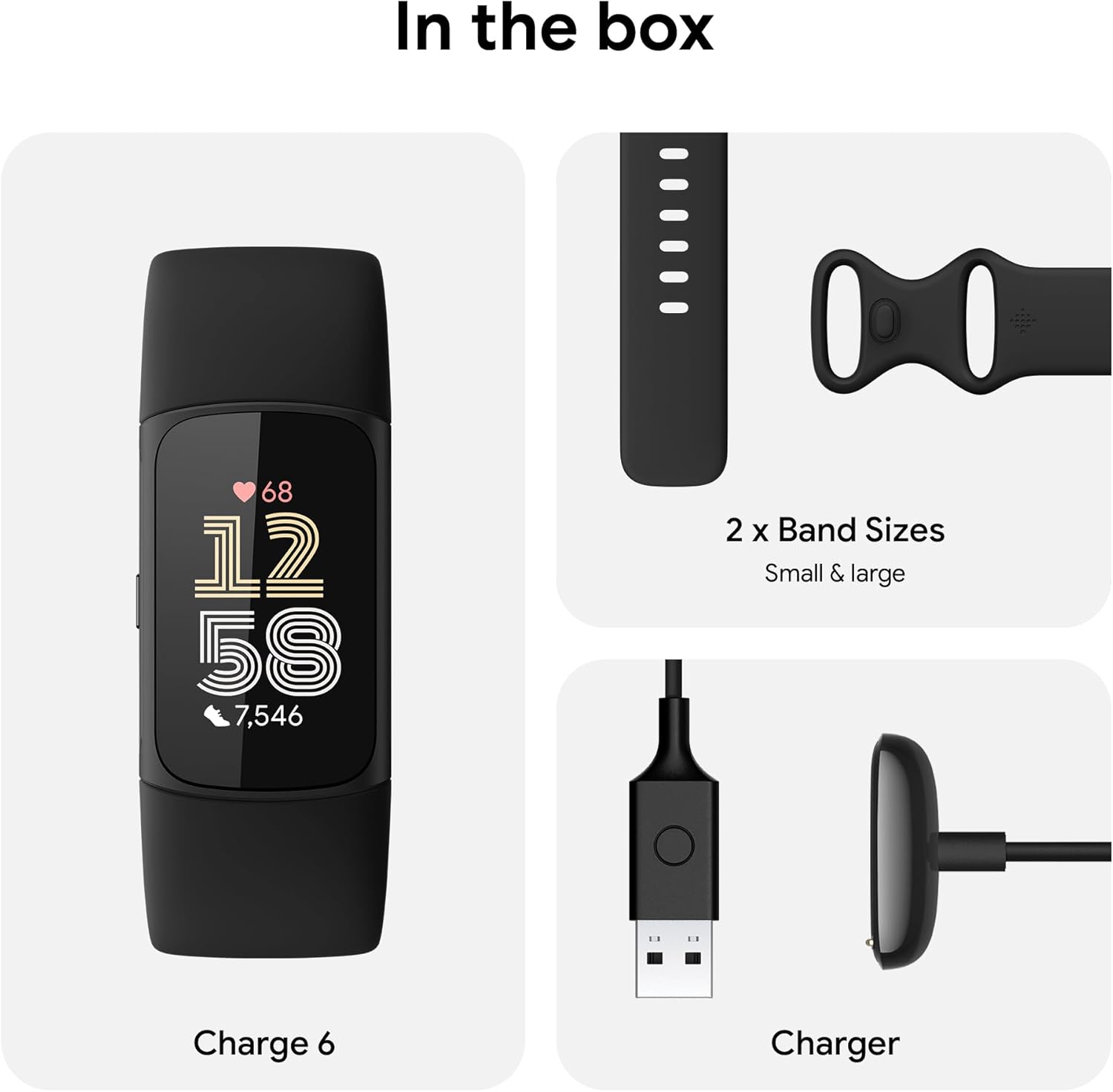 Fitbit Charge 6 – Fitness Tracker with GPS