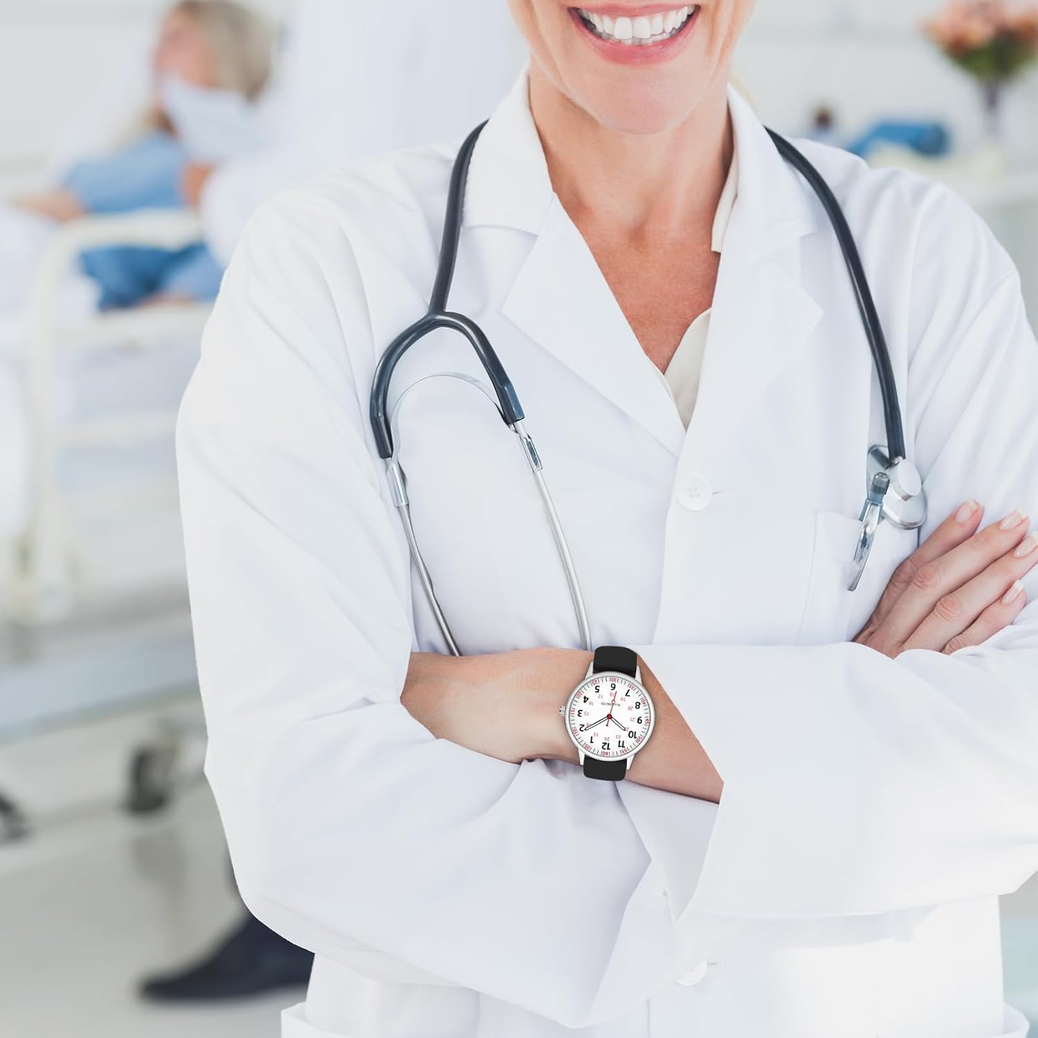 Nurse Watch for Women Waterproof Watch