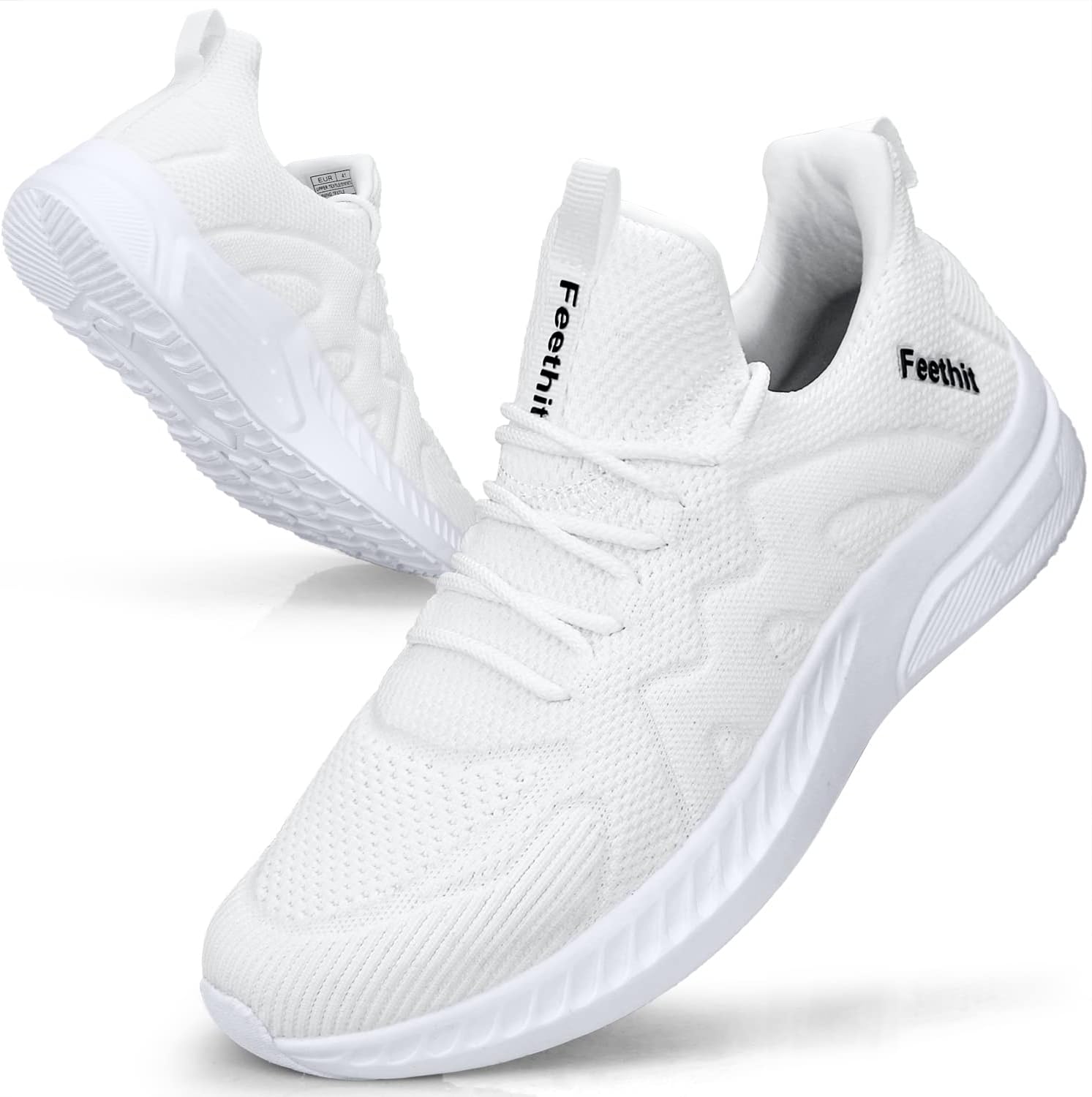 Feethit Mens Non Slip Walking Sneakers