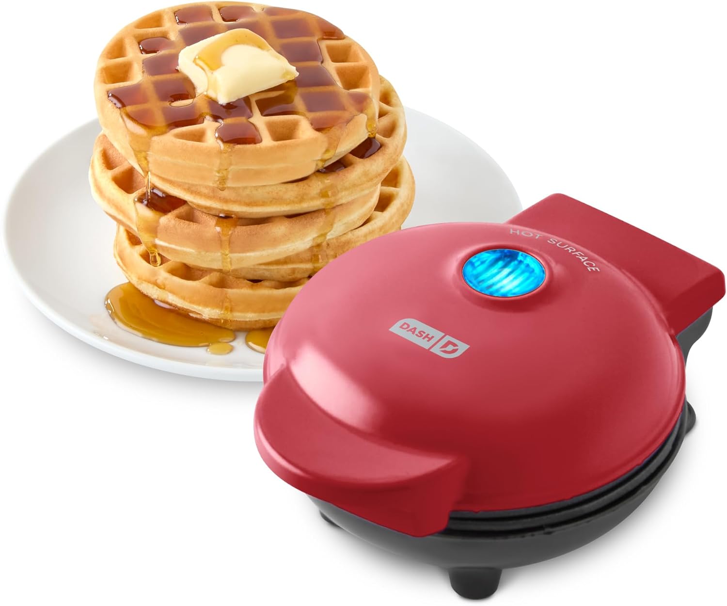 DASH Mini Waffle Maker 4" Nonstick Quick Heat-Up