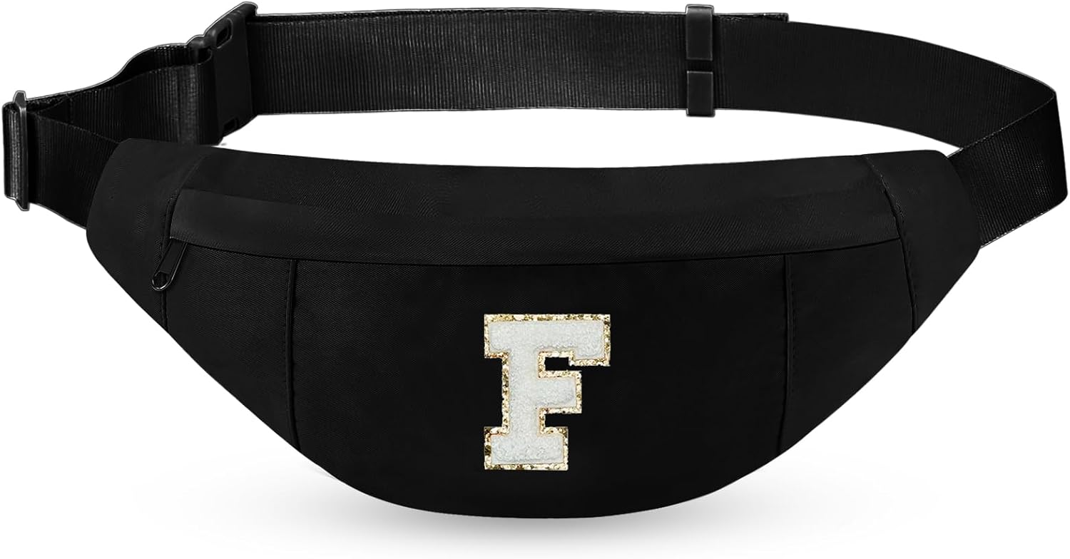 MAXTOP Large Crossbody Fanny Pack with 4-Zipper Pockets