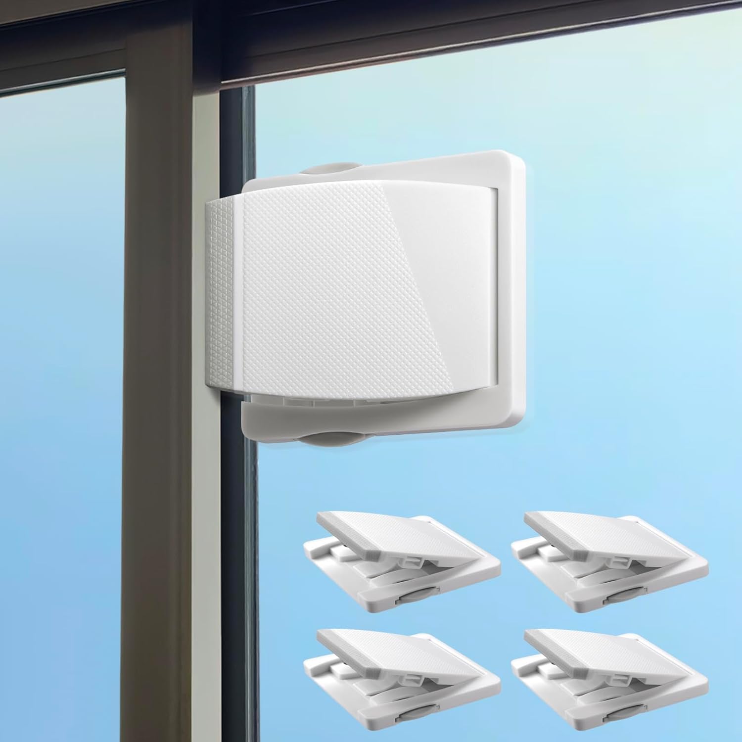 Sliding Door Lock 2 Pack Child Safety Sliding Glass