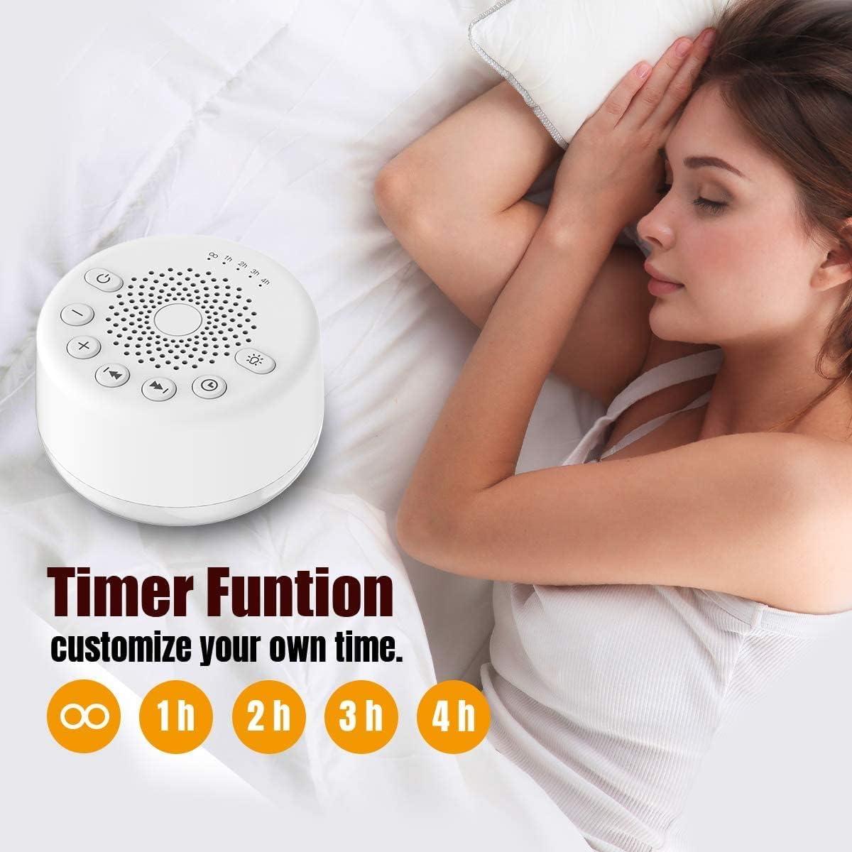 Easysleep White Noise Machine Night Light & Timer