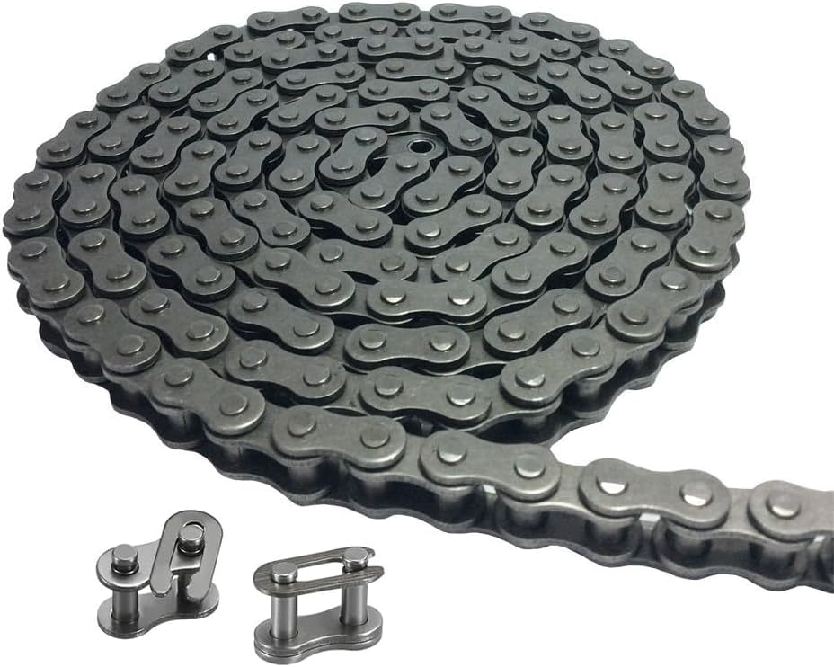 AZSSMUK Roller Chain 5 Feet Carbon Steel Material