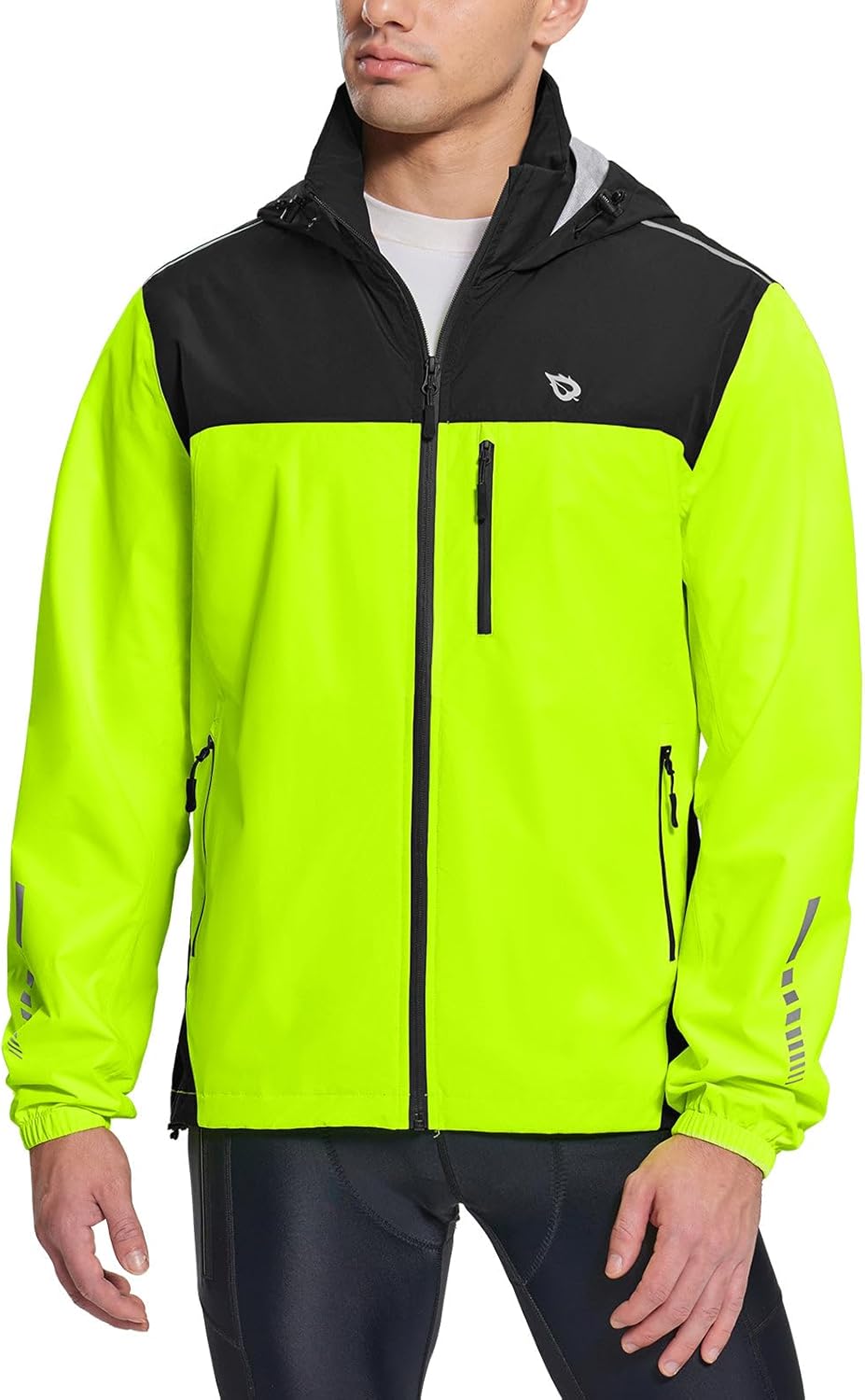 baleaf Men's Rain Jacket Waterproof Windbreaker