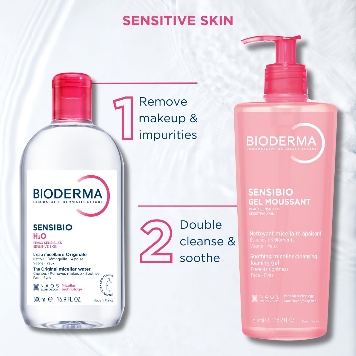 Bioderma Micellar Water, Makeup Remover