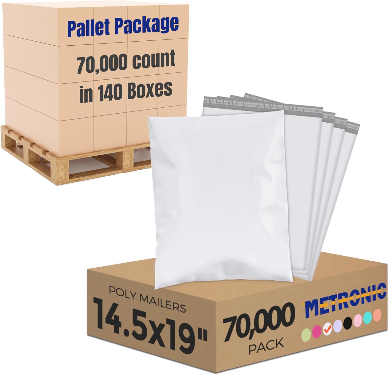 White Packaging Bags for Small Business
