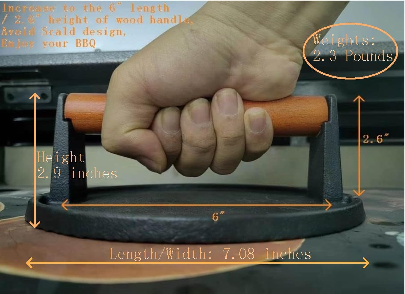 Firsgrill Burger Press Rectangle Heavy-Duty