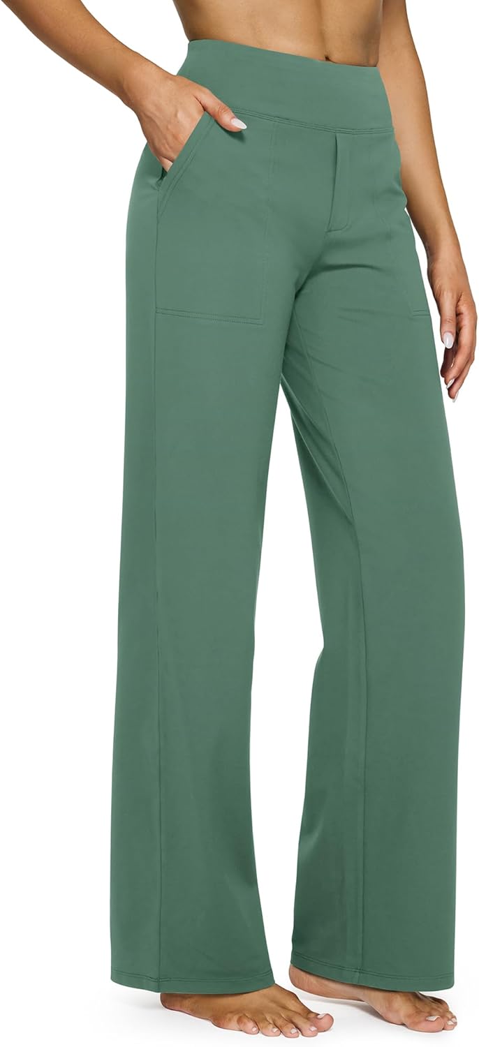 G4Free Women's Wide-Leg Yoga Pants
