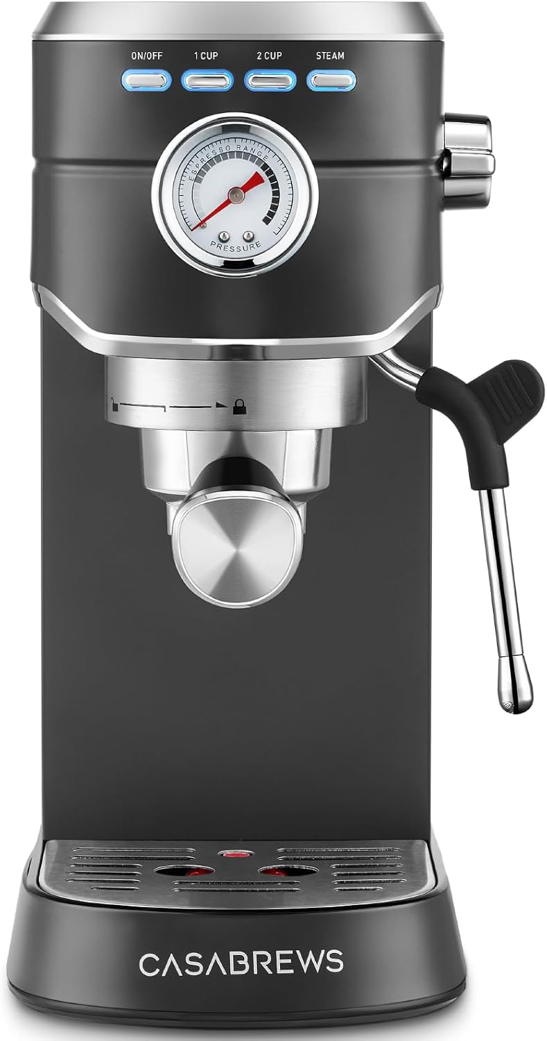 CASABREWS Espresso Machine 20-Bar with Milk Frother