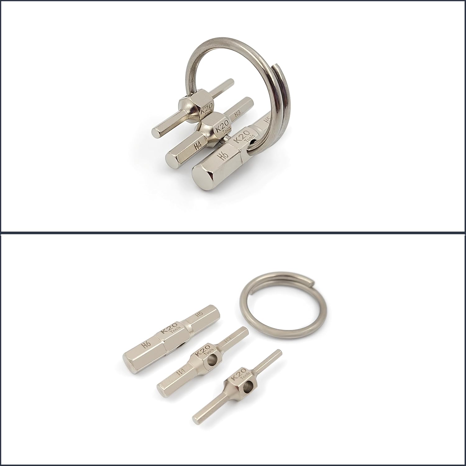 Keychain Hex Key Allen Wrench Multi-Tool Set