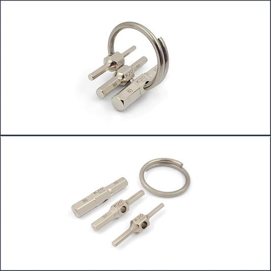Keychain Hex Key Allen Wrench Multi-Tool Set