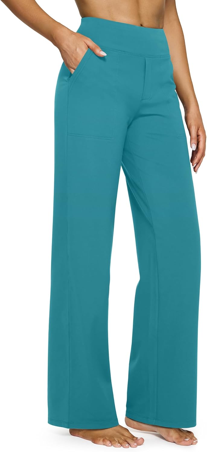 G4Free Women's Wide-Leg Yoga Pants