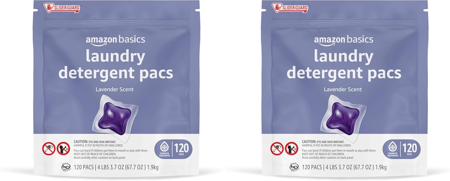 Laundry Detergent Pacs Free & Clear
