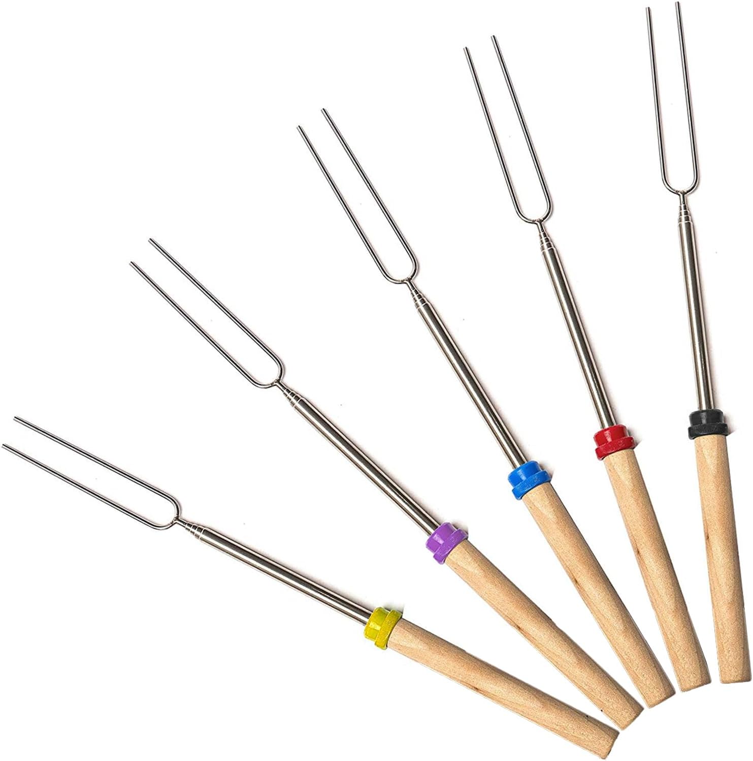 MalloMe S’mores Sticks – 32" Roasting Skewers