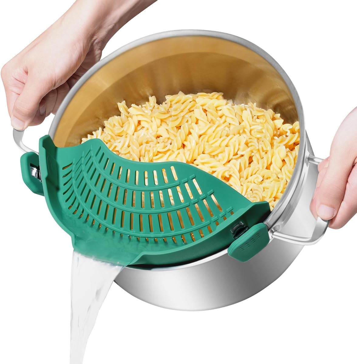 AUOON Clip On Strainer Silicone for All Pots and Pans