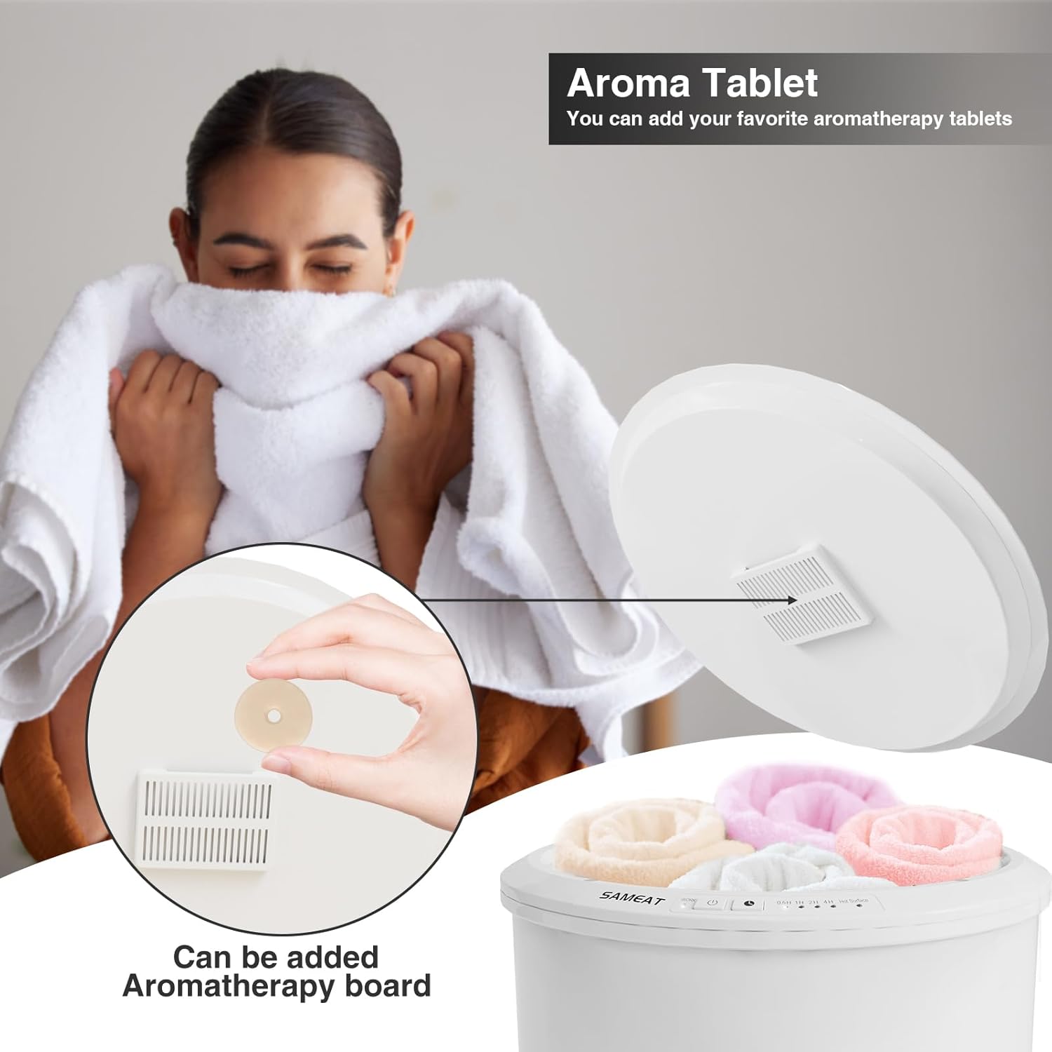 SAMEAT Heated Towel Warmer for Bathroom