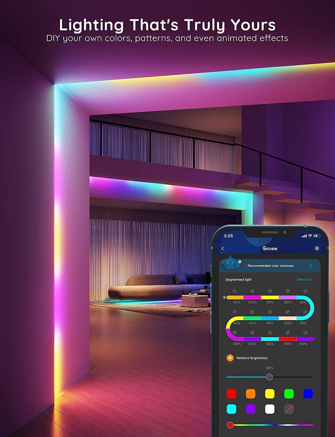 Govee RGBIC LED Strip Lights