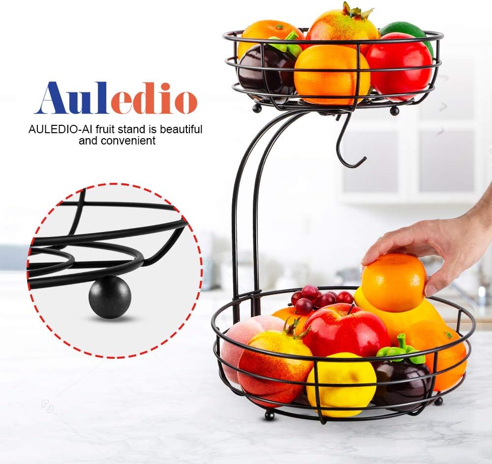 Auledio Iron Fruit Vegetables Basket