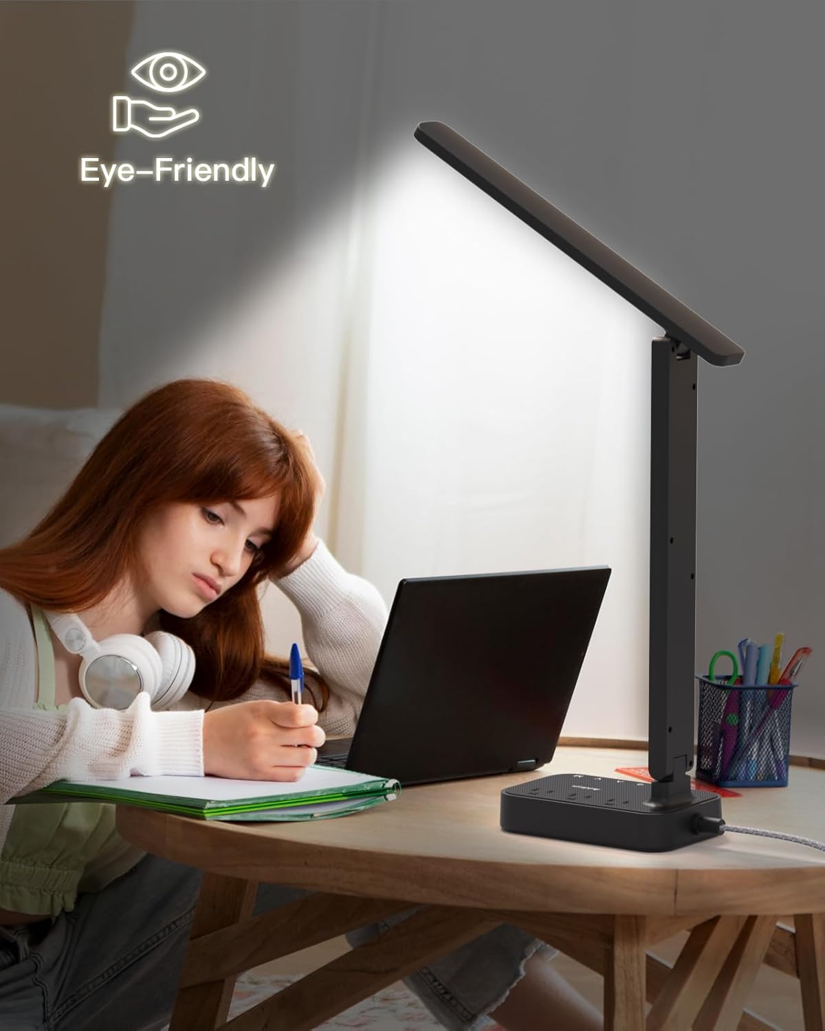 Addtam LED Desk Lamp – Touch, 4 Modes