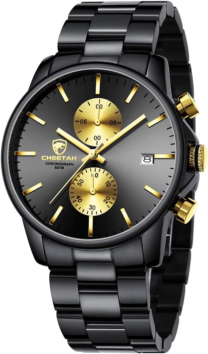 GOLDEN HOUR Fashion Business Mens Watches