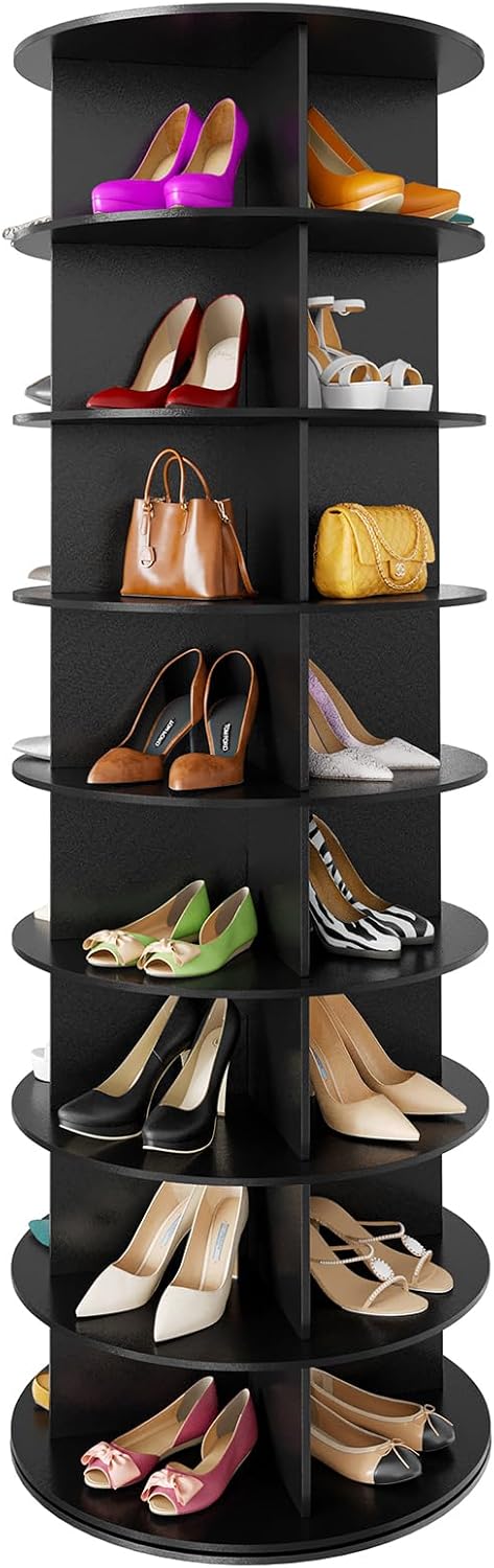 SpaceAid 7 Tier Rotating Shoe Rack Tower