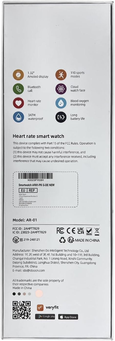 Smart Watch for Women Fitness Trackers with Heart Rate