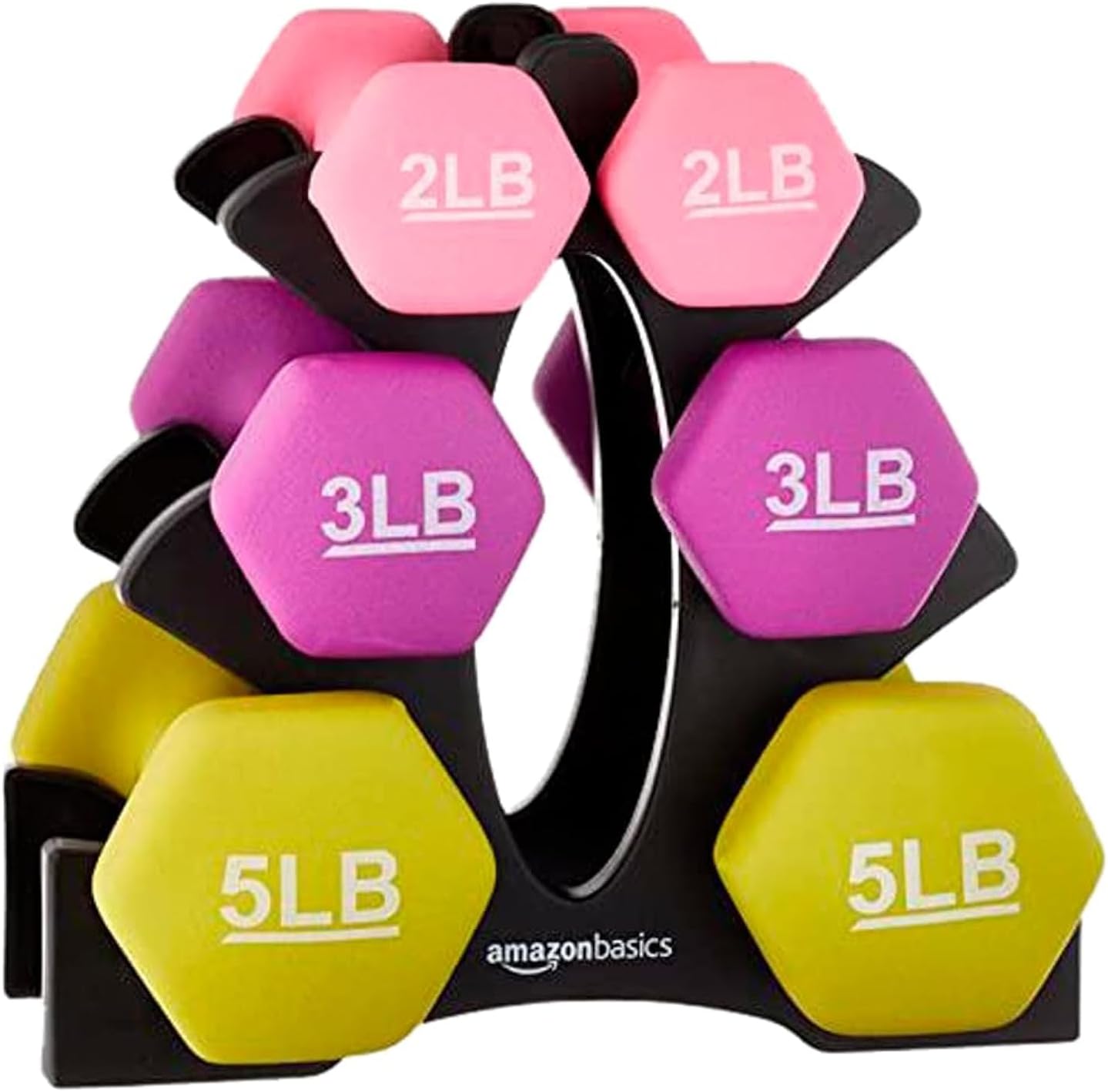 Neoprene Dumbbell Hand Weights for Exercise