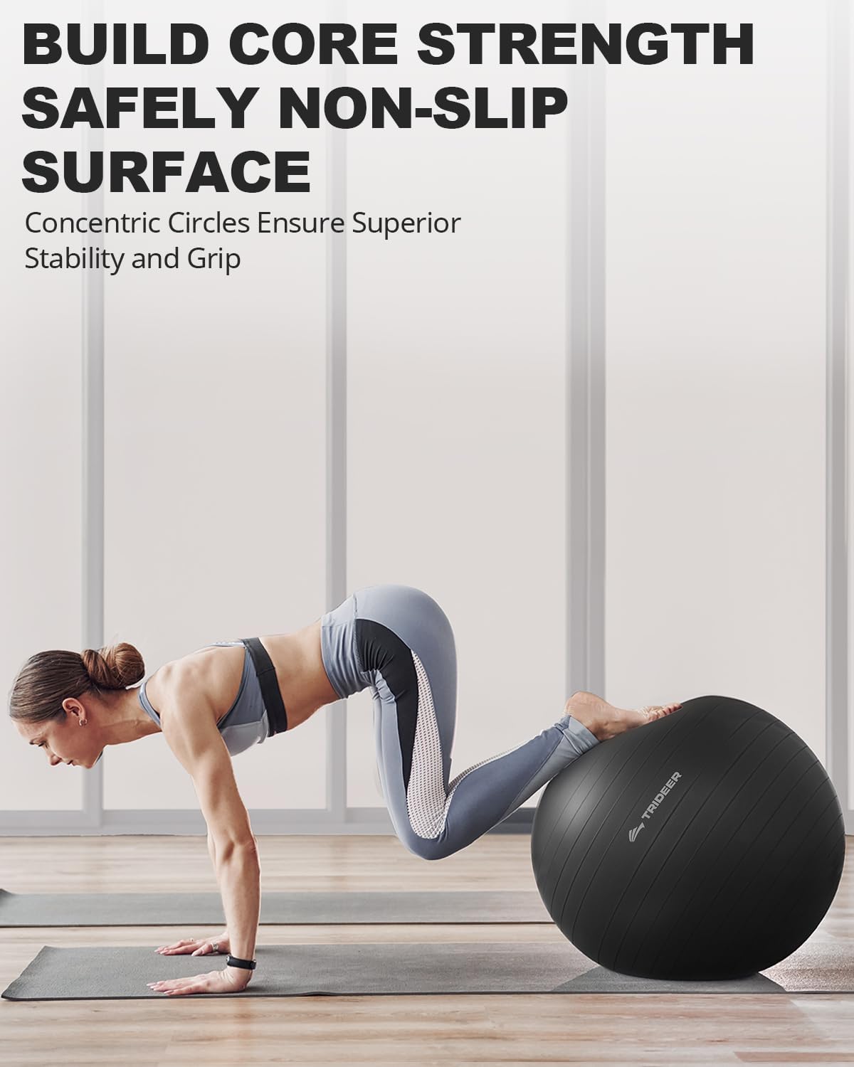 Trideer Extra Thick Yoga Exercise Ball