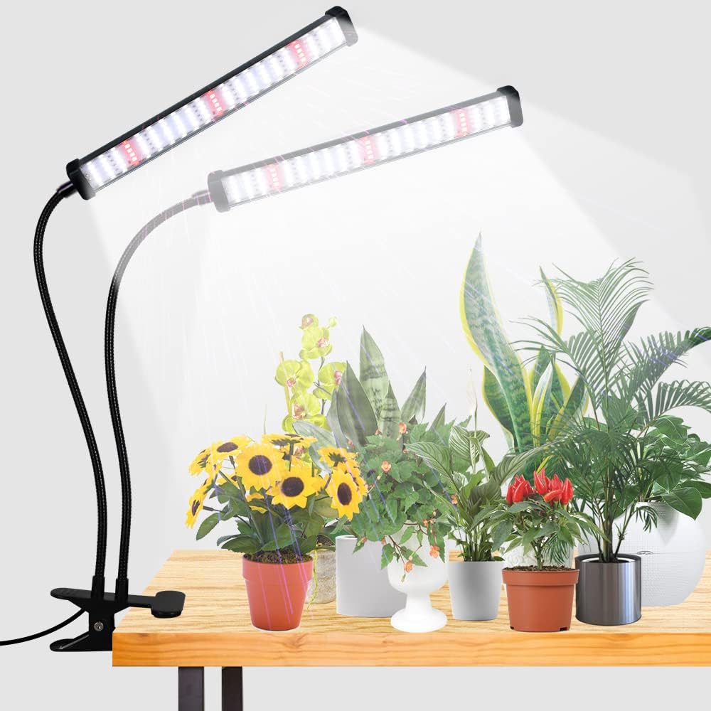 GooingTop Grow Light Super Bright White Desktop Lamp
