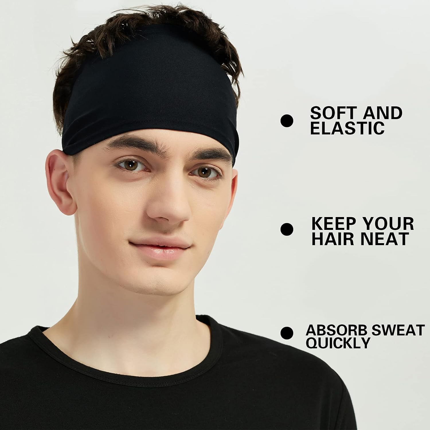 Sports Headbands for Men (5 Pack)