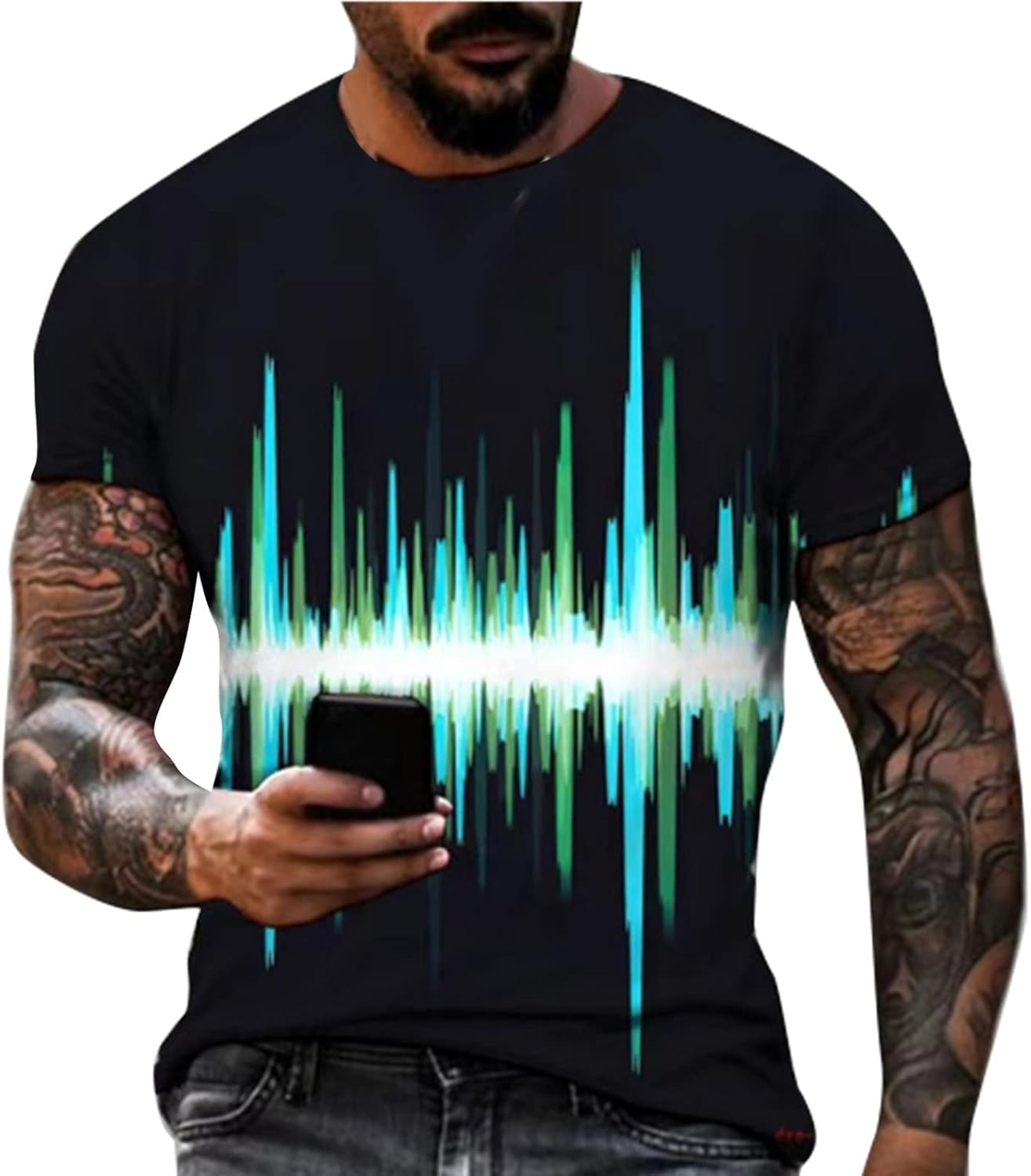 Mens Vintage Designer Raglan T-Shirt