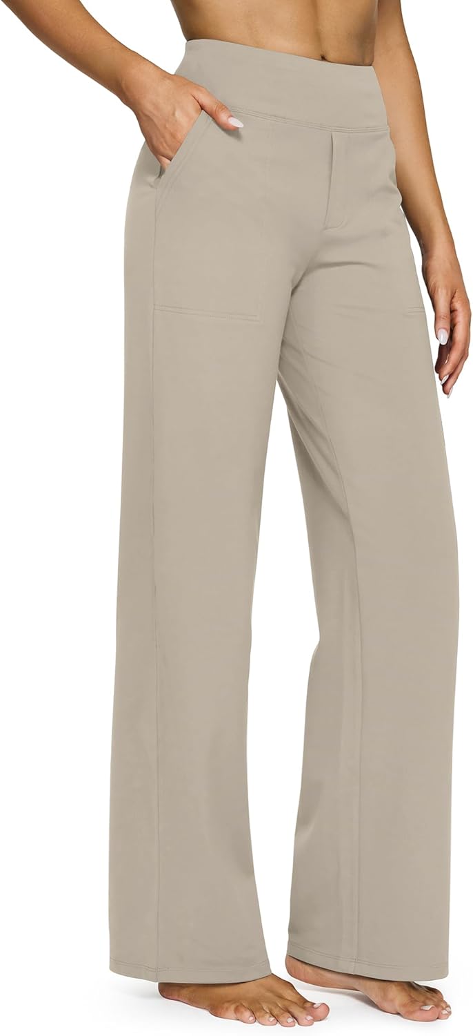 G4Free Women's Wide-Leg Yoga Pants