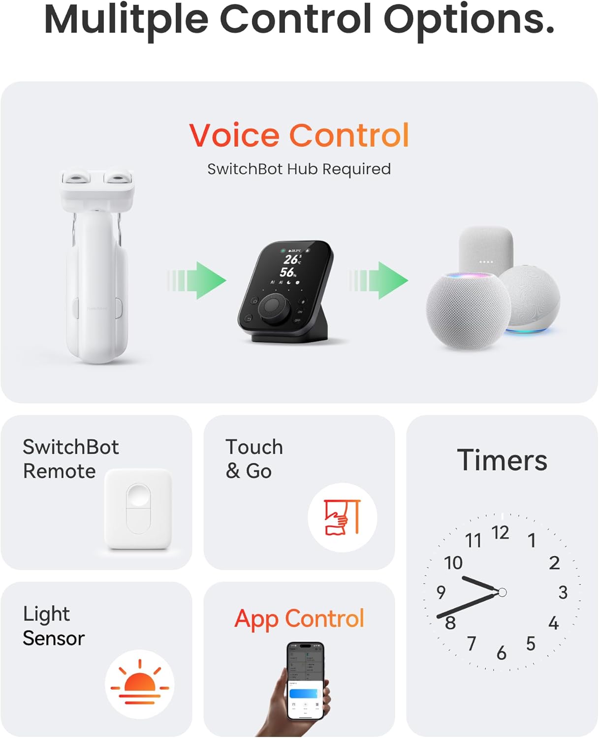 SwitchBot Automatic Curtain Opener Bluetooth Remote