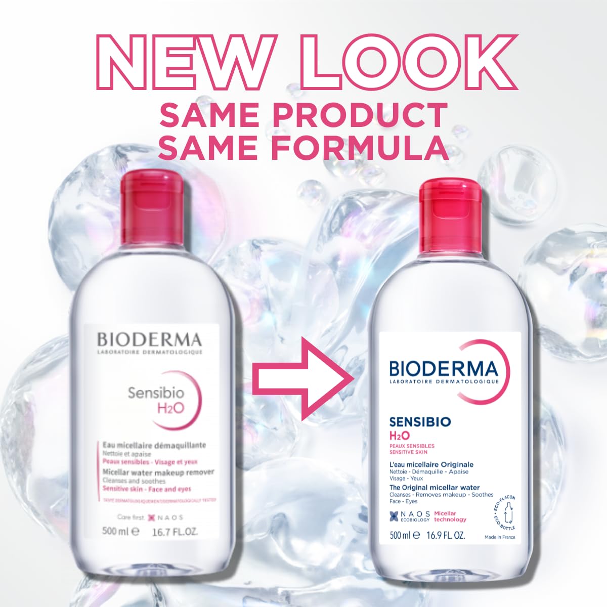 Bioderma Micellar Water, Makeup Remover