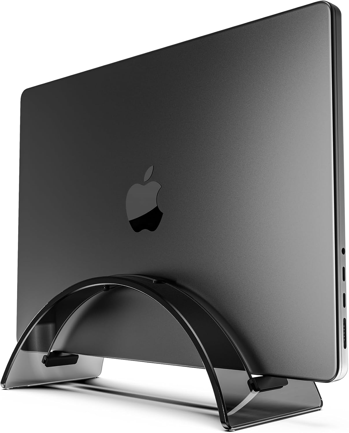 Acrylic Vertical Laptop Stand for Desk