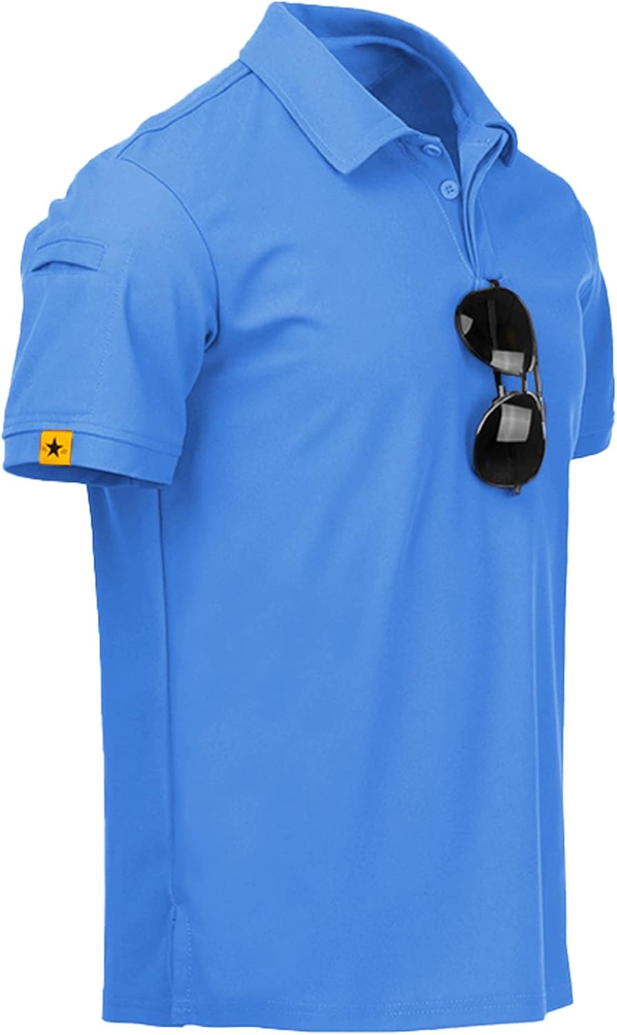 ZITY Mens Polo Shirt Short Sleeve Sports