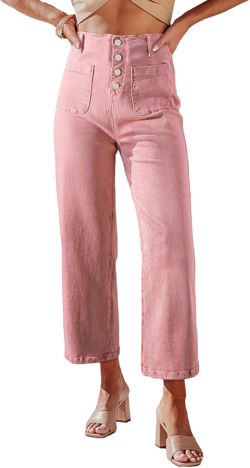 Sidefeel Women's Wide Leg Jeans