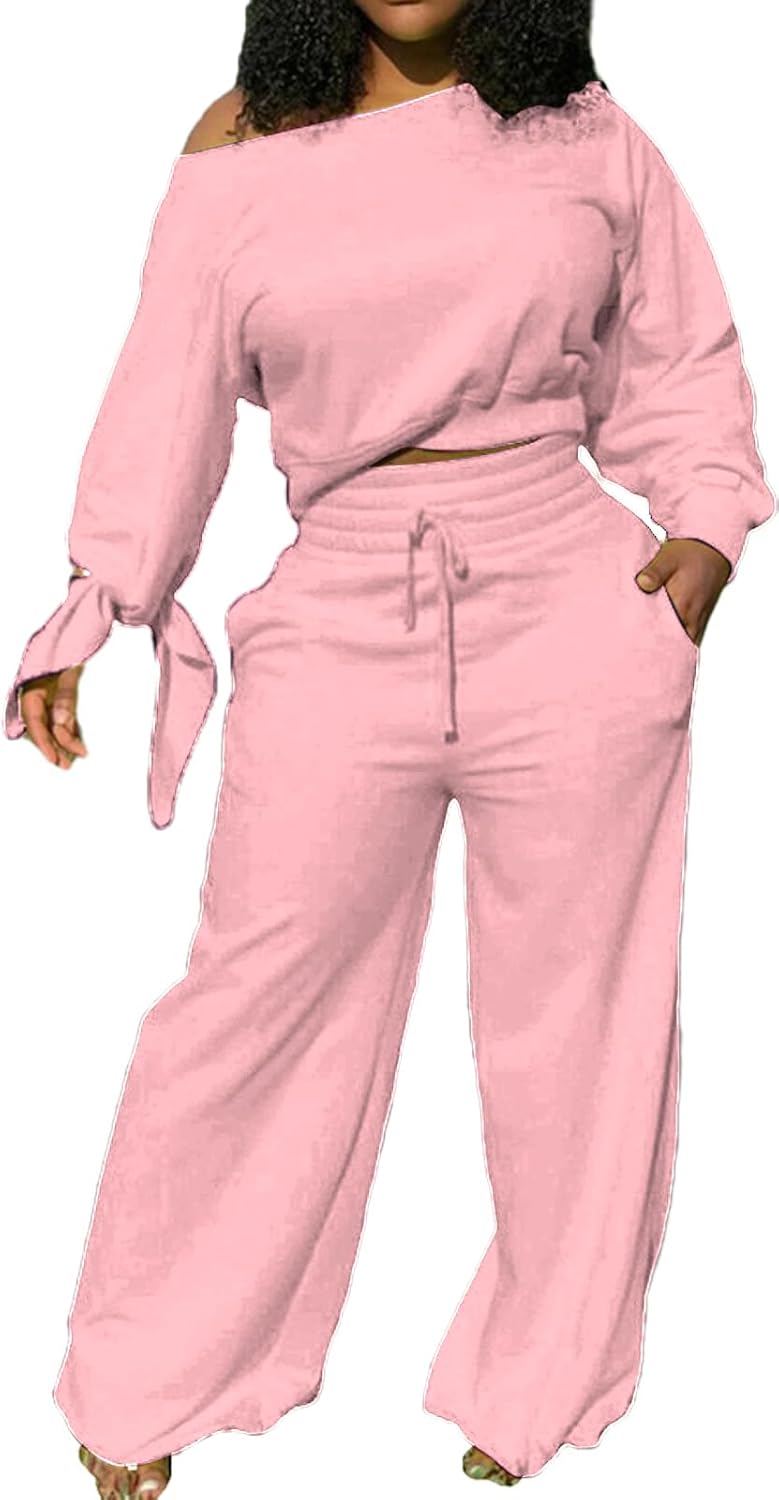 TOLENY Two Piece Sweater Pants Loungewear