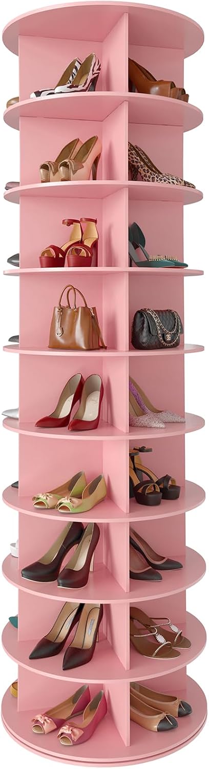 SpaceAid 7 Tier Rotating Shoe Rack Tower