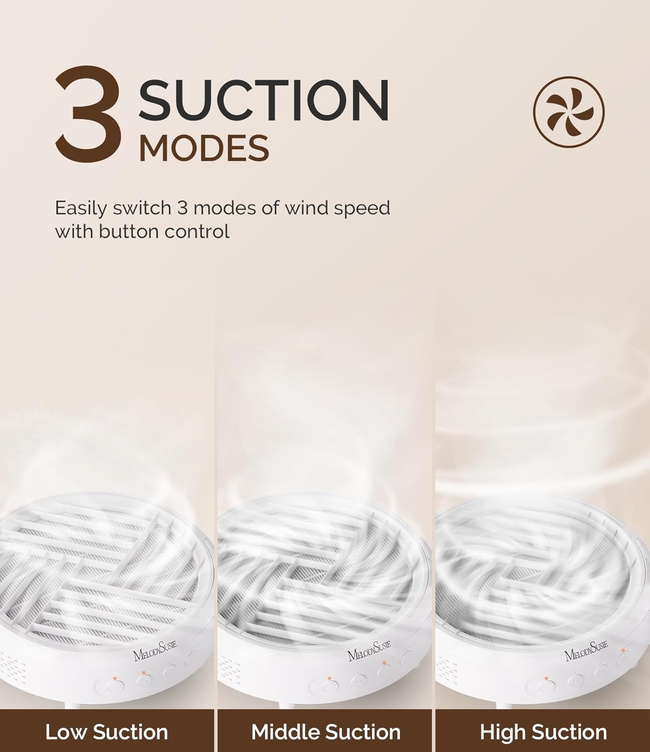 MelodySusie Compact Nail Dust Collector