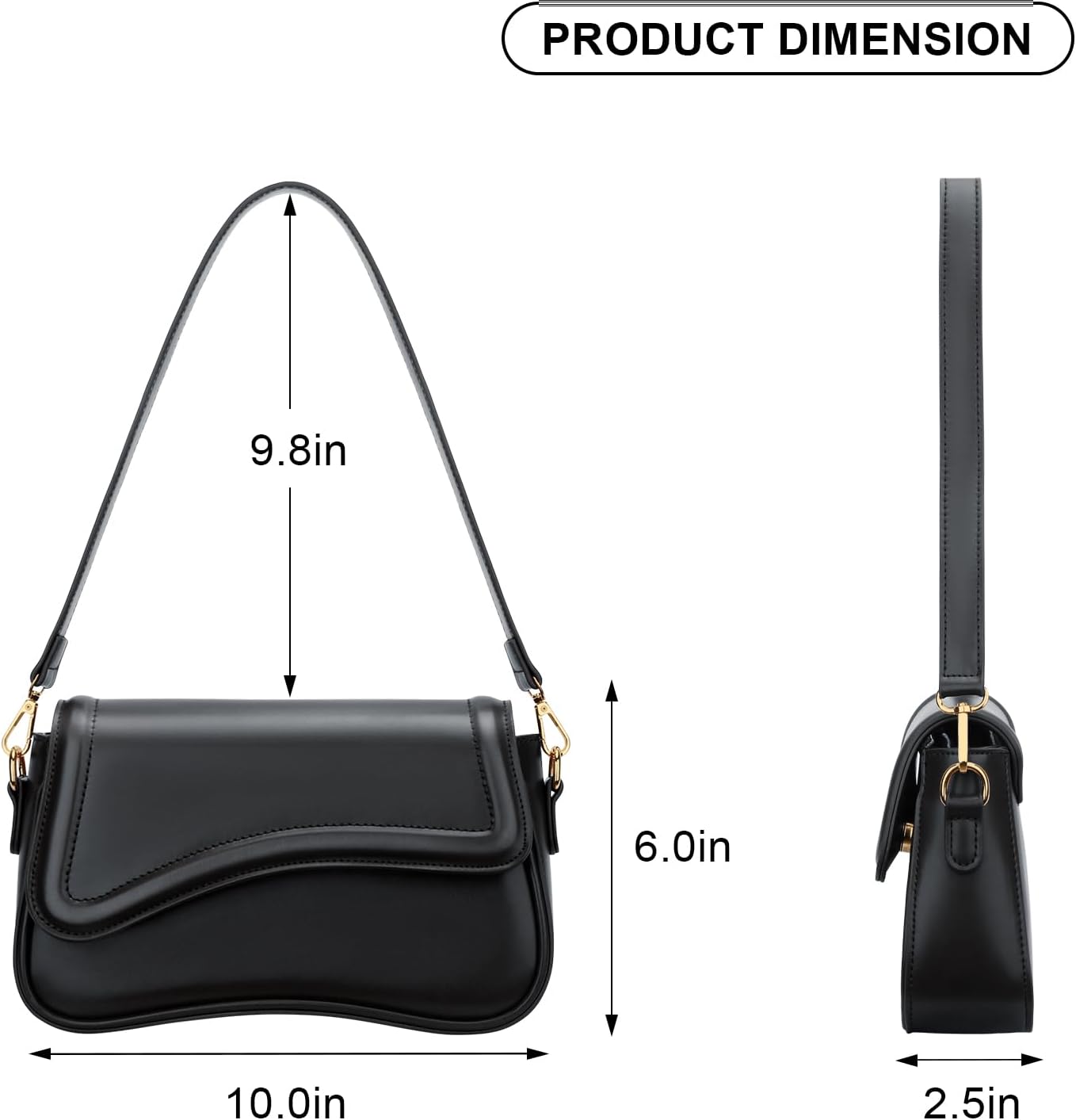 KKXIU Small Shoulder Bag for Women