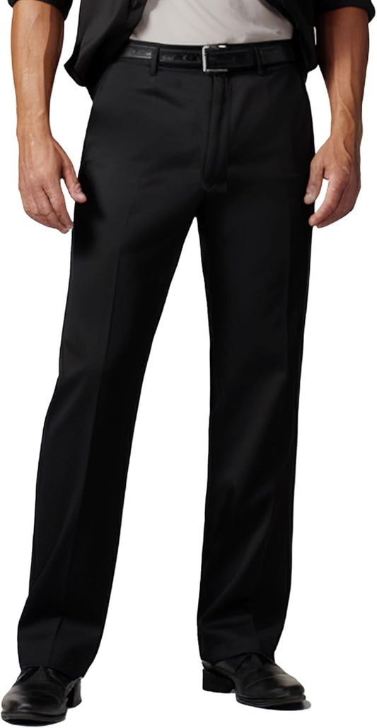 Men's Cozy Hidden Expandable Waist Dress Pants