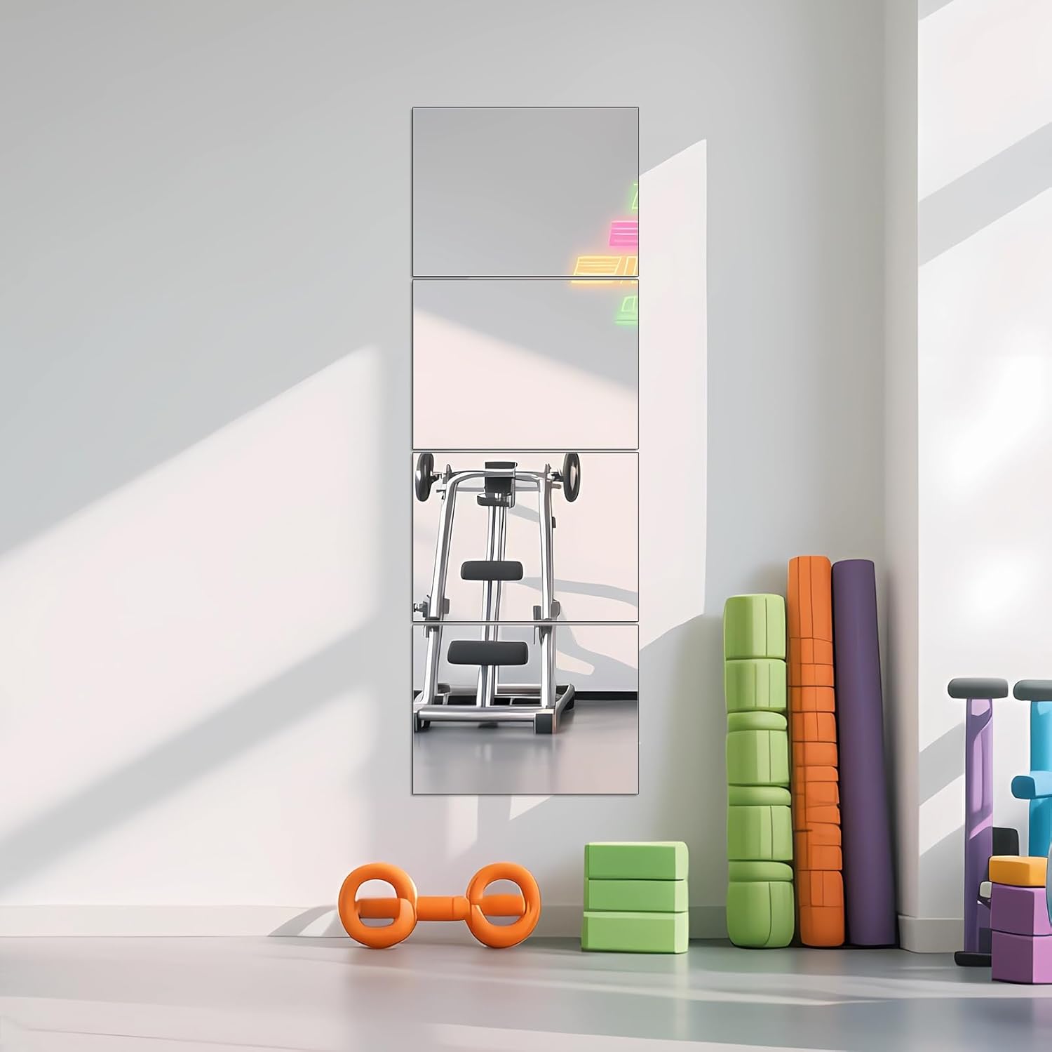 Ruomeng Home Gym Mirrors Wall Mounted